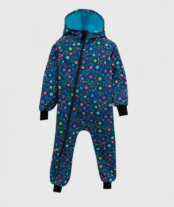 Waterproof Softshell Overall Comfy Bright Stars Jumpsuit